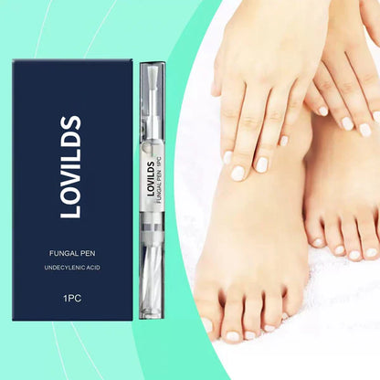 Toenail Fungus Pen - UNDECYLENIC ACID 25% - Daily Solution for Brittle & Thickened Nails