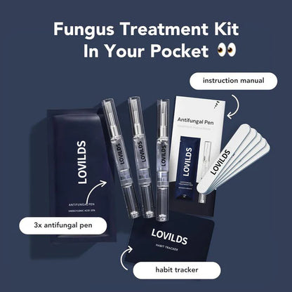 Toenail Fungus Pen - UNDECYLENIC ACID 25% - Daily Solution for Brittle & Thickened Nails
