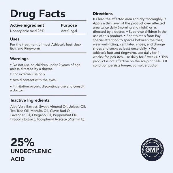 Toenail Fungus Pen - UNDECYLENIC ACID 25% - Daily Solution for Brittle & Thickened Nails