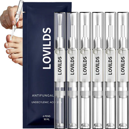 Toenail Fungus Pen - UNDECYLENIC ACID 25% - Daily Solution for Brittle & Thickened Nails